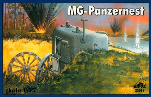 MG-Panzernest bunkier - 35018 - 1/35 model plastikowy