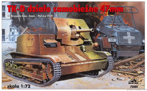 TK-D działo samob. 47mm - 72505 - 1/72