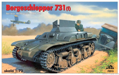 BERGESCHLEPPER 731(f) ciągnik ew. - 72215 -1/72