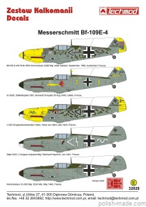 32028 Bf 109E-4 - 1940-41