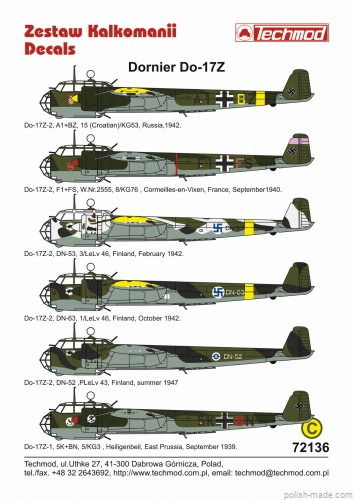 72136  Dornier Do-17Z - 1939-47