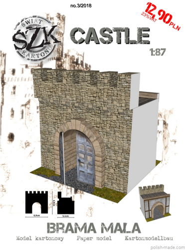 CASTLE - Brama mała - C03 - 1/87(H0)