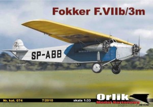 Fokker F.VIIb/3m - 074 -1/33