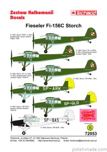 72053  Fieseler Fi 156C Storch - Polska 1948-59