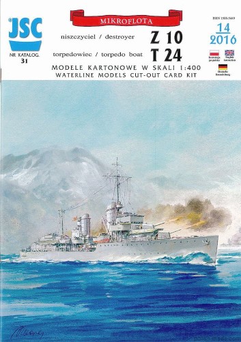 JSC-031 - Z10 niszczyciel  / T24 torpedowiec - 1/400