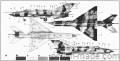 MiG-21 MF 'FISHBED' myśliwski - 1/72