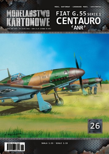 MK-026 - Fiat G.55 ser.1 CENTAURO 'ANR'- 1/33