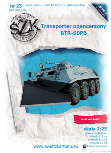 BTR-60PB transporter opanc. - 023 - 1/25