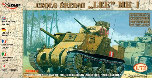 M3 LEE Mk.1 czołg średni - 728002 - 1/72