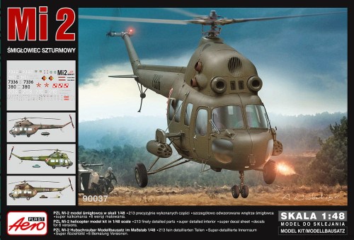 Mi 2 śmigłowiec szturm. - 90037' - 1/48