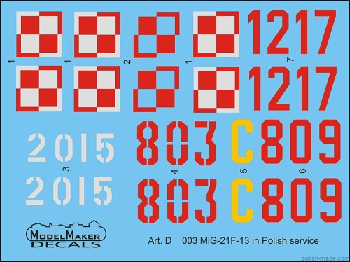 D72003 MiG-21F-13 in Polish service