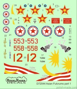 D72044a MiG-29 in Asia vol.1 + resin