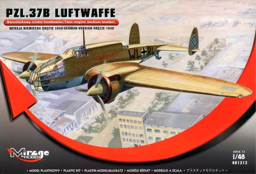 PZL-37B/II ŁOŚ bombowy, Okęcie 40' - 1/48