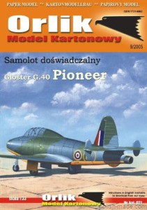 Gloster G.40 PIONIER - 021 -1/33
