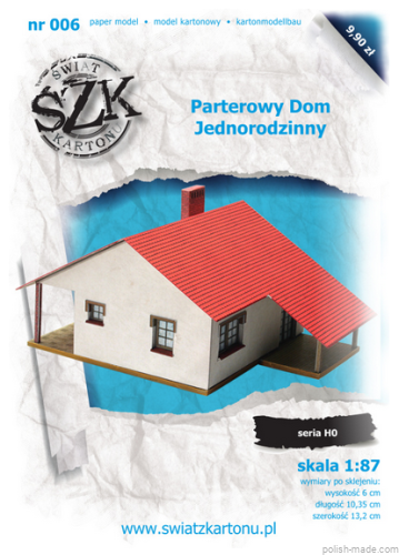 Dom jednorodzinny - 006 - 1/87(H0)