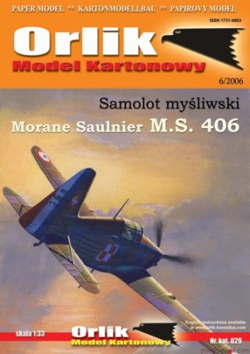 Morane Saulnier M.S.406 - 029 - 1/33