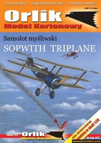 SOPWITH TRIPLANE - 014 - 1/25