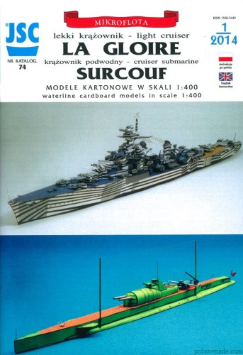 JSC-074 - LA GLOIRE / SURCOUF - 1/400