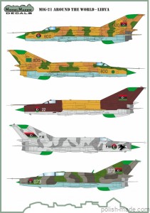 D72110 MiG-21 Around The World - LIBIA