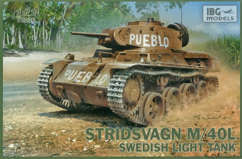 STRIDSVAGN M/40L cz. lekki - 1/72