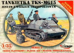 TKS-MG15 tankietka z wózkiem tr. - 1/35
