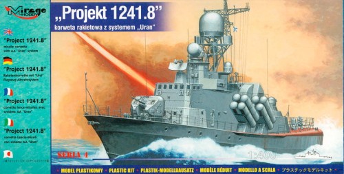 korweta rak. z s. Uran PROJEKT 1241.8 - 1/400