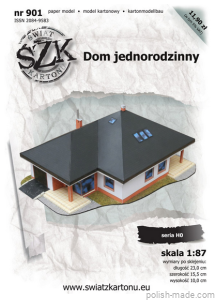 Dom jednorodzinny - 901 - 1/87(H0)