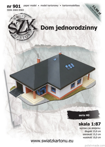 Dom jednorodzinny - 901 - 1/87(H0)