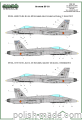 D48089 EF-18 SPANISH STANDARD MAKINGS+STENCILS
