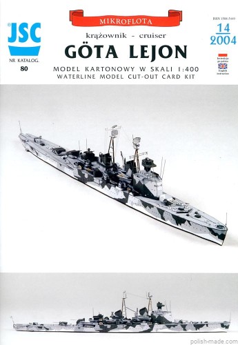 JSC-080 - GOTA LEJON krążownik - 1/400