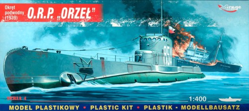 ORP ORZEŁ wz.39 ok. podw. - 1/400