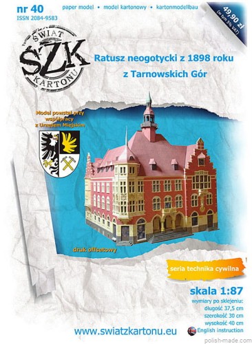 Ratusz z 1898r. Tarnowskie Góry - 040 - 1/87(H0)