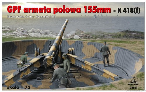 GPF armata polowa 155mm K 418(f) - 72601 - 1/72