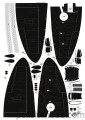 MK-1015 - SPITFIRE Mk.Vb 'black' + wręgi - 1/33