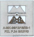 MK-A-FL-003 - PZL P.24 tablica + folia - 1/33