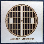 MK-L-201-A1 - USS MONITOR wieża górna płyta - 1/200