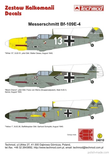24010 Messerschmitt Bf 109E-4