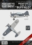 MK-510' - BREWSTER F2A-3 'BUFFALO' - 1/50 model kartonowy