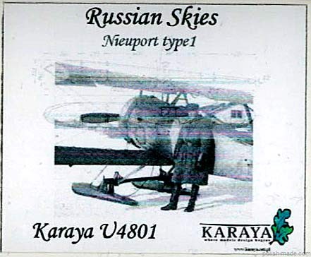 rosyjskie narty typ 1 NIEUPORT - 1/48