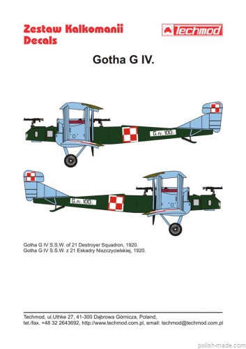 48115 Gotha G.IV (SSW) - Polska