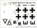FOCKE WULF FW190 A5/F8  - 1/72 model plastikowy