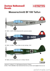 72039 Messerschmitt Bf 108 Tajfun