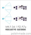 MK-034 - PZL P.7a '7 mjr. Pamuły' - 1/33