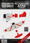 MK-516 - MITSUBISHI A5M4 'CLOUDE' - 1/50 model kartonowy
