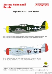 48047 Republic P-47 D Thunderbolt  - USA 1944
