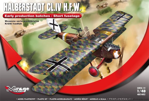 HALBERSTADT CL.IV H.F.W early, short hull - 481402 - 1/48