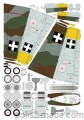 MK-1002 - Bf-109 E-3  5/1 F.G. 'PUMA' + wręgi - 1/33