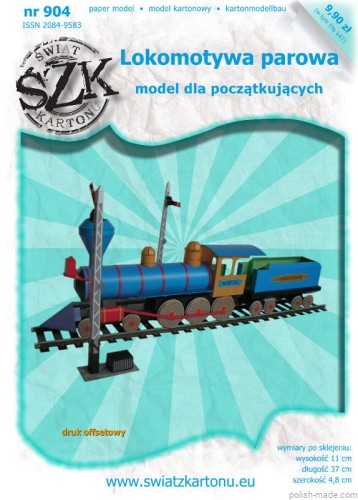 Lokomotywa parowa - 904 - 1/87(H0)