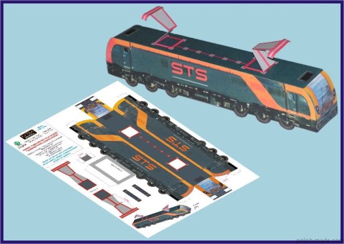 EX015A - 13/2016 - LOKOMOTYWA ELEKTR. - 1/87 (H0)