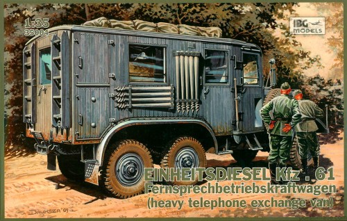 EINHEITSDIESEL Kfz. 61 Fernsprechbetriebskraftwagen - 1/35